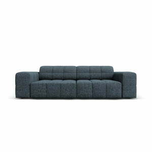 Niebieska sofa 204 cm Chicago – Cosmopolitan Design obraz