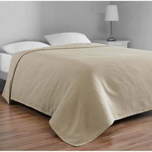 Beżowa bawełniana narzuta na łóżko dwuosobowe 200x230 cm Serenity – Mijolnir obraz