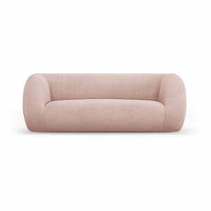 Jasnoróżowa sofa z materiału bouclé 210 cm Essen – Cosmopolitan Design obraz