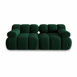 Zielona aksamitna sofa 188 cm Bellis – Micadoni Home obraz