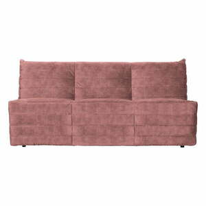Jasnoróżowa aksamitna sofa 160 cm Bag – WOOOD obraz