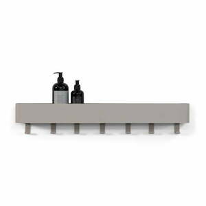 Jasnoszara ścienna stalowa półka łazienkowa Multi – Spinder Design obraz