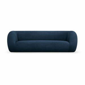 Niebieska sofa z materiału bouclé 230 cm Essen – Cosmopolitan Design obraz