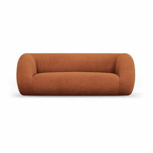 Pomarańczowa sofa z materiału bouclé 210 cm Essen – Cosmopolitan Design obraz