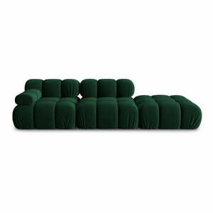 Zielona aksamitna sofa 282 cm Bellis – Micadoni Home obraz