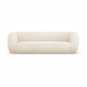 Kremowa sofa z materiału bouclé 230 cm Essen – Cosmopolitan Design obraz