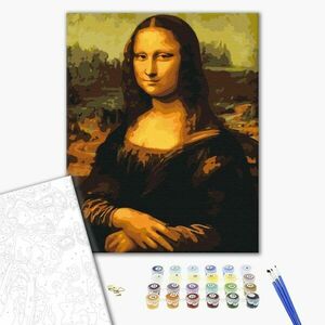 Malowanie po numerach Leonardo da Vinci - Mona Liza obraz