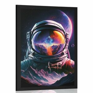 Plakat portret astronauty obraz
