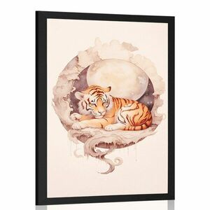Plakat marzycielski tygrys obraz
