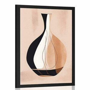 Plakat abstrakcyjne kształty wazon obraz