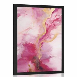 Plakat różowy marmur obraz