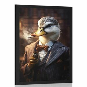 Plakat kaczki-zwierzęcego gangstera obraz