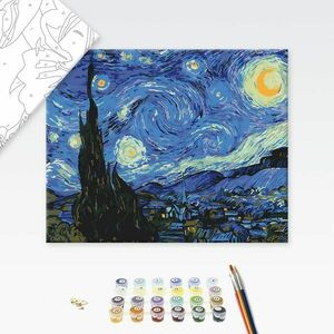 Malowanie po numerach Vincent van Gogh - Gwiaździsta noc obraz
