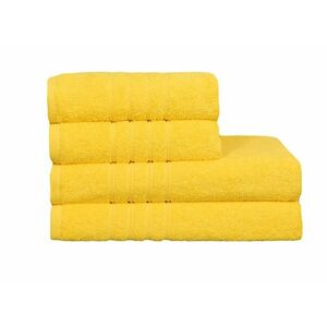 Bavlněný ručník a osuška, Finer žlutý obraz