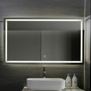 Aquamarin Lustro łazienkowe z oświetleniem LED, 120 x 70 cm obraz