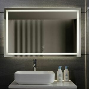 Aquamarin Lustro łazienkowe z oświetleniem LED, 110 x 70 cm obraz