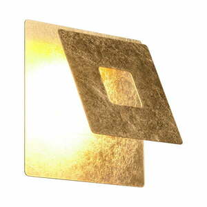 Kinkiet LED w kolorze złota Leano – Trio obraz