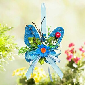 Sizalowy motyl, niebieski obraz