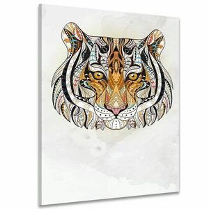 Obraz wzorzysty tygrysa obraz
