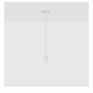 Biała lampa wisząca ze ściemniaczem ø 5 cm – tala obraz