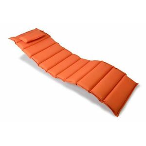 Wysokiej jakości poduszka na leżak pomarańczowa obraz