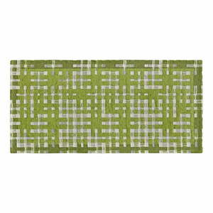 Zielony chodnik odpowiedni do prania 55x140 cm Dama Verde – Floorita obraz