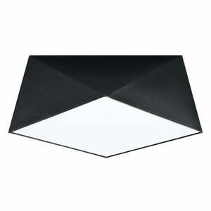 Czarna lampa sufitowa 35x35 cm Koma – Nice Lamps obraz