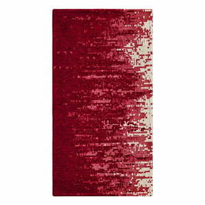 Bordowy chodnik odpowiedni do prania 55x115 cm Tamigi Rosso – Floorita obraz