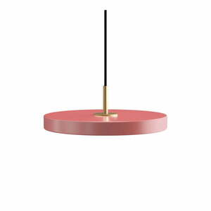 Różowa lampa wisząca LED z metalowym kloszem ø 31 cm Asteria Mini – UMAGE obraz