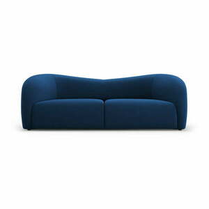 Niebieska aksamitna sofa 197 cm Santi – Interieurs 86 obraz
