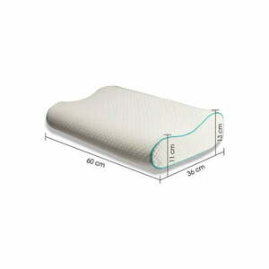 Poduszka ortopedyczna wypełniona pianką z pamięcią kształtu 40x60 cm – Mila Home obraz