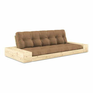Brązowa rozkładana sofa 244 cm Base – Karup Design obraz