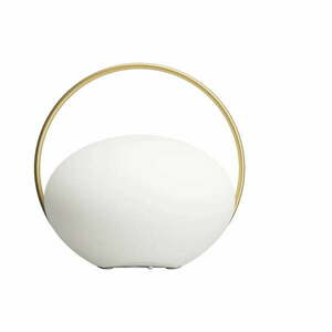 Biała lampa stołowa LED ze ściemniaczem (wysokość 19 cm) Orbit – UMAGE obraz