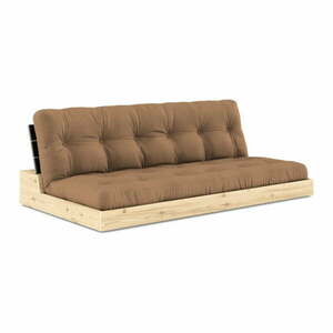 Brązowa rozkładana sofa 196 cm Base – Karup Design obraz