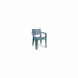 Niebieskie plastikowe krzesło ogrodowe Julie – Keter obraz