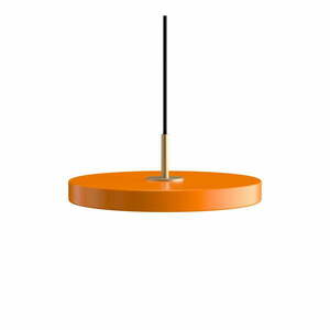 Pomarańczowa lampa wisząca LED z metalowym kloszem ø 31 cm Asteria Mini – UMAGE obraz