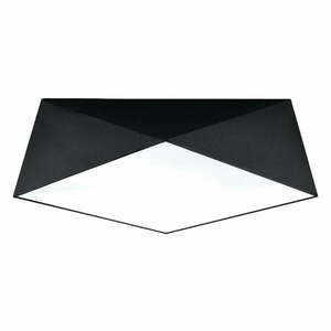 Czarna lampa sufitowa 45x45 cm Koma – Nice Lamps obraz
