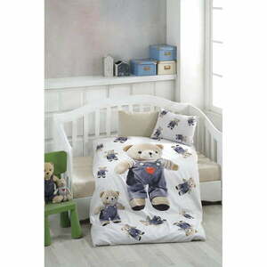Bawełniana pościel dziecięca do łóżeczka z prześcieradłem 4-częściowa 100x150 cm – Mila Home obraz
