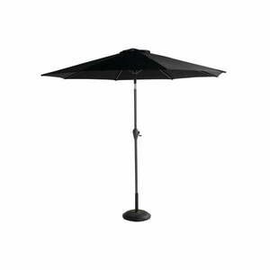 Czarny parasol ogrodowy ø 270 cm Sunline – Hartman obraz