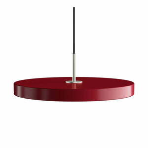 Czerwona lampa wisząca LED z metalowym kloszem ø 43 cm Asteria Medium – UMAGE obraz