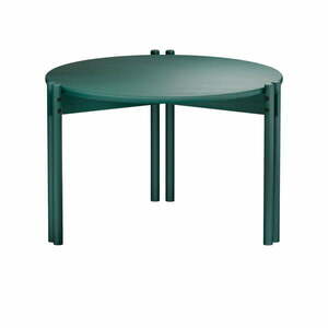 Zielony okrągły stolik z litego drewna sosnowego ø 60 cm Sticks – Karup Design obraz