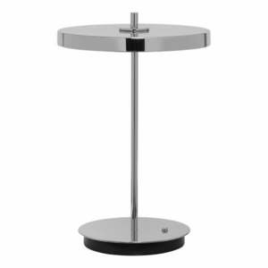 Lampa stołowa LED ze ściemniaczem w kolorze srebra z metalowym kloszem (wysokość 31 cm) Asteria Move – UMAGE obraz