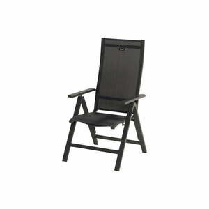 Ciemnoszare metalowe krzesło ogrodowe Winslow – Hartman obraz