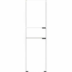 Biała wysoka szafka łazienkowa 34x111 cm Forano – Germania obraz