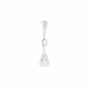 Biała lampa wisząca ø 15 cm Rene – Nice Lamps obraz