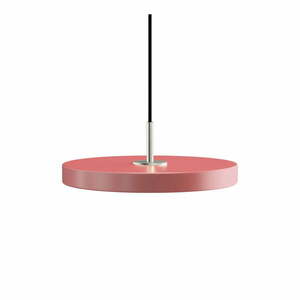 Różowa lampa wisząca LED z metalowym kloszem ø 31 cm Asteria Mini – UMAGE obraz