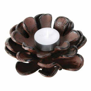 Metalowy świecznik na świeczkę typu tealight Pine Cone – Esschert Design obraz