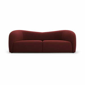 Bordowa aksamitna sofa 197 cm Santi – Interieurs 86 obraz
