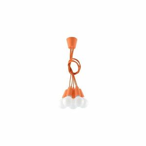 Pomarańczowa lampa wisząca ø 25 cm Rene – Nice Lamps obraz