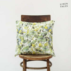 Lniana poszewka na poduszkę 40x40 cm Lotus – Linen Tales obraz